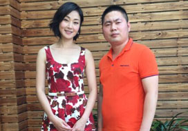 广州星空娱乐与明星合影