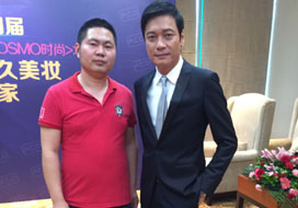 广州星空娱乐与明星合影